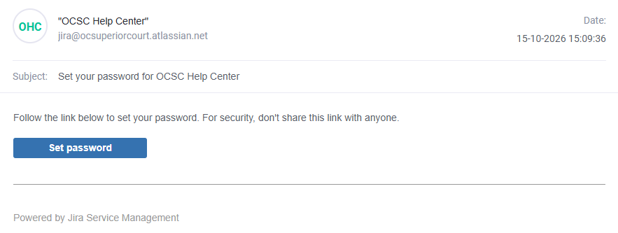 Click Set Password